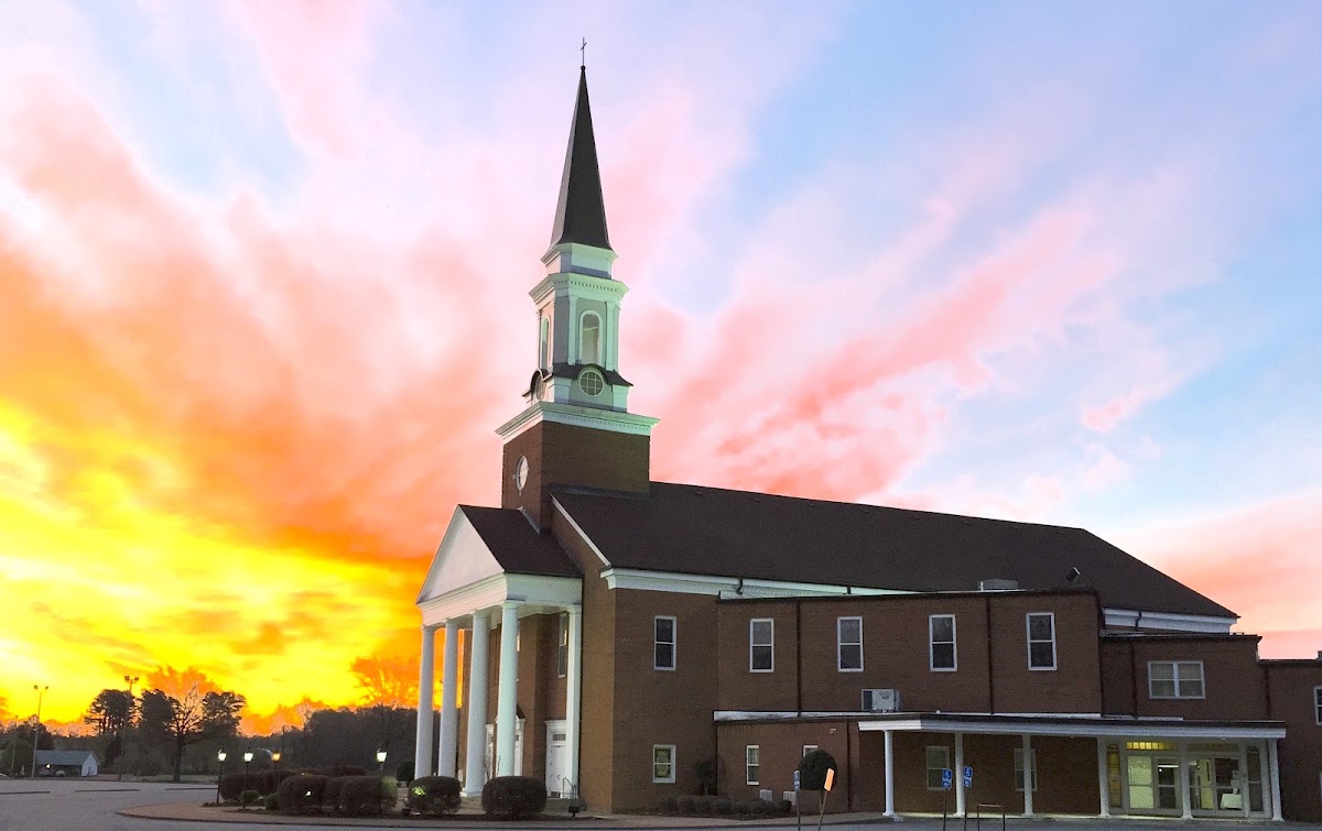 The Church at Sugar Creek, photographed by a Google contributor